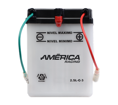 [AME-2.5L-C-3] ACUMULADORES PARA MOTO AMERICA